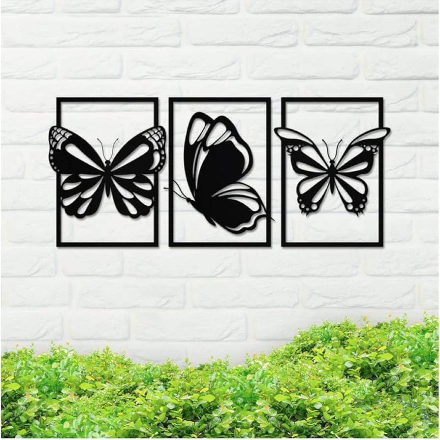 Butterfly Wall Hanging (Set of 3)